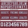 Custom Burgundy White-Navy Authentic Football Jersey