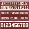 Custom Burgundy White-Old Gold Authentic Football Jersey