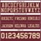Burgundy0199-3 Custom Burgundy Cream Authentic Football Jersey