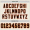 Cream0148-3 Custom Cream Black-Orange Mesh Authentic Football Jersey