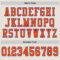 Custom Cream Orange-Royal Mesh Authentic Football Jersey