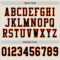 Cream0315-3 Custom Cream Black-Orange Mesh Authentic Football Jersey