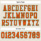 Cream0346-3 Custom Cream Orange-Kelly Green Mesh Authentic Football Jersey