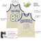 Custom Cream Cream-Royal Authentic Throwback Basketball Jersey