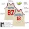 Custom Cream Red-Royal Authentic Throwback Basketball Jersey