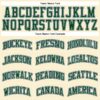 Custom Cream Green-Royal Authentic Throwback Basketball Jersey
