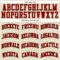 Custom Cream Black Pinstripe Red Authentic Basketball Jersey