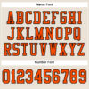 Custom Cream Orange-Black Mesh Authentic Football Jersey