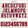 Custom Cream Red-Royal Mesh Authentic Football Jersey