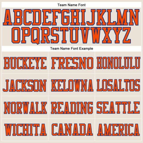 Custom Cream Orange-Royal Mesh Authentic Football Jersey