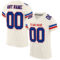 Cream0532 Custom Cream Royal-Red Mesh Authentic Football Jersey