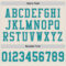 Custom Cream Teal-Gray Mesh Authentic Football Jersey