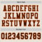 Cream0543-3 Custom Cream Brown-Orange Mesh Authentic Football Jersey