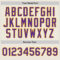 Custom Cream Purple-Gold Authentic Throwback Basketball Jersey