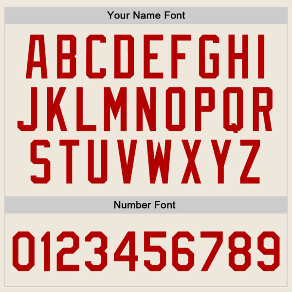 Custom Cream Red-White Authentic Throwback Basketball Jersey