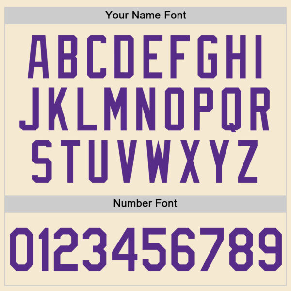 Custom Cream Purple Authentic Throwback Basketball Jersey