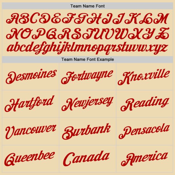 Custom Cream Red Authentic Throwback Basketball Jersey