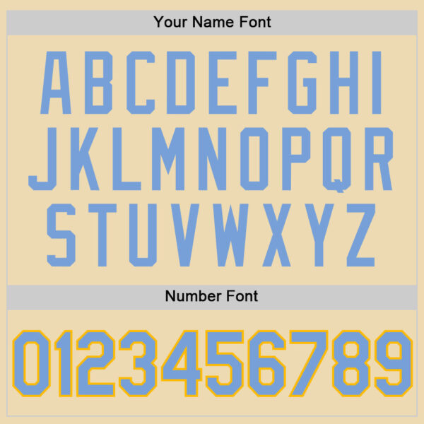 Custom Cream Light Blue-Gold Authentic Throwback Basketball Jersey