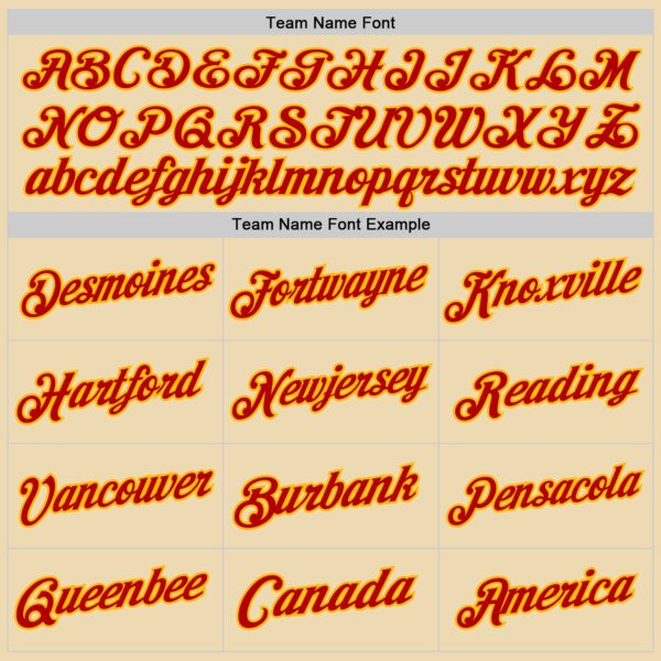 Custom Cream Red-Gold Authentic Throwback Basketball Jersey