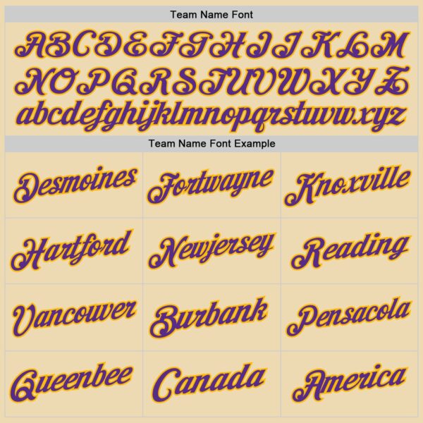 Custom Cream Purple-Gold Authentic Throwback Basketball Jersey