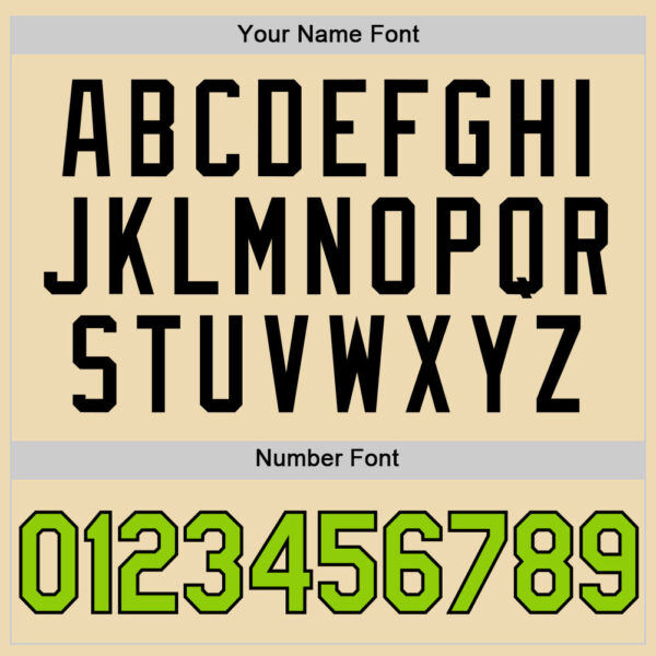 Custom Cream Neon Green-Black Authentic Throwback Basketball Jersey