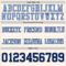 Custom Cream Navy-Light Blue Authentic Football Jersey