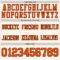 Cream1105-3 Custom Cream Orange-Black Authentic Football Jersey