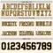 Cream1108-3 Custom Cream Black-Old Gold Authentic Football Jersey