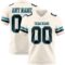 Cream1114 Custom Cream Black-Panther Blue Authentic Football Jersey