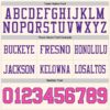 Custom Cream Pink-Purple Authentic Football Jersey