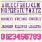Cream1124-3 Custom Cream Pink-Purple Authentic Football Jersey