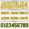Cream1132-3 Custom Cream Green-Gold Authentic Football Jersey
