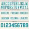 Cream1146-3 Custom Cream Teal Authentic Football Jersey