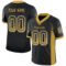 Drift0003 Custom Black Old Gold-White Drift Fashion Football Jersey