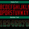 Drift0008-3 Custom Black Kelly Green-Red Drift Fashion Football Jersey