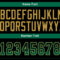 Custom Black Kelly Green-Old Gold Drift Fashion Football Jersey
