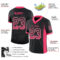Drift0028-2 Custom Black Neon Pink-White Drift Fashion Football Jersey