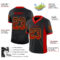 Drift0031-2 Custom Black Red-Gold Drift Fashion Football Jersey