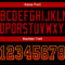 Drift0031-3 Custom Black Red-Gold Drift Fashion Football Jersey