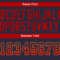 Drift0039-3 Custom Navy Red-Old Gold Drift Fashion Football Jersey