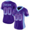 Drift0056-1 Custom Purple Light Blue-Pink Drift Fashion Football Jersey