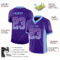 Drift0056-2 Custom Purple Light Blue-Pink Drift Fashion Football Jersey