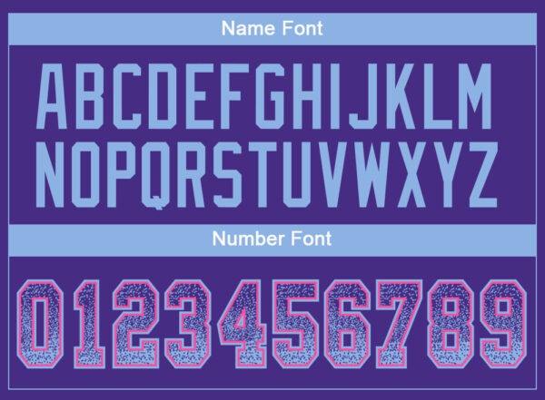 Custom Purple Light Blue-Pink Drift Fashion Football Jersey