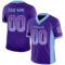 Drift0056 Custom Purple Light Blue-Pink Drift Fashion Football Jersey