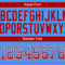 Drift0063-3 Custom Powder Blue Red-White Drift Fashion Football Jersey