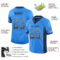 Drift0066-2 Custom Powder Blue Navy-White Drift Fashion Football Jersey