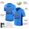 Drift0068-2 Custom Powder Blue Royal-Orange Drift Fashion Football Jersey