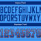 Drift0068-3 Custom Powder Blue Royal-Orange Drift Fashion Football Jersey