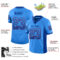 Drift0069-2 Custom Powder Blue Royal-Red Drift Fashion Football Jersey