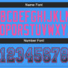 Custom Powder Blue Black-Pink Drift Fashion Football Jersey